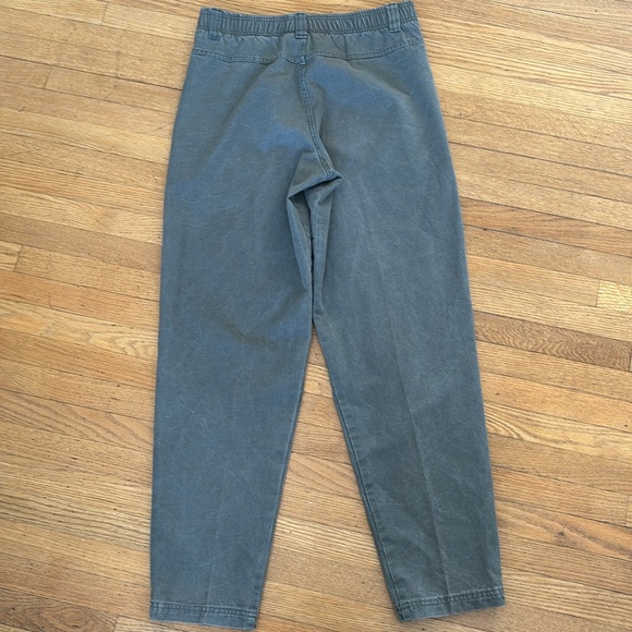 Vintage Jimmy’z pants Green women’s Medium Skate Surf Retro 90s Elastic waist - Picture 3 of 5